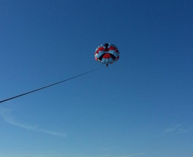 Volando sobre el mar